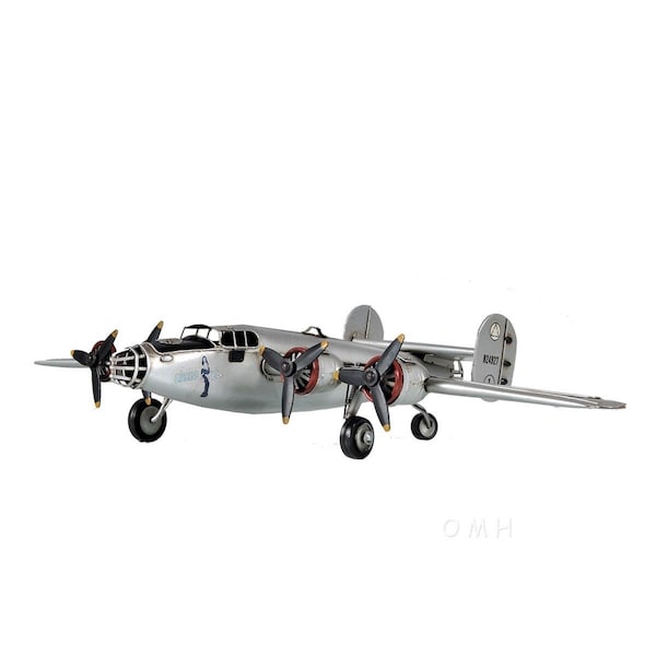 Homeroots C1940 B-24 Liberator Bomber Sculpture 401149 - main